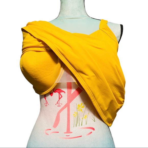 Lands' End Women's Tankini Swim Suit Top 18W - Picture 5 of 10